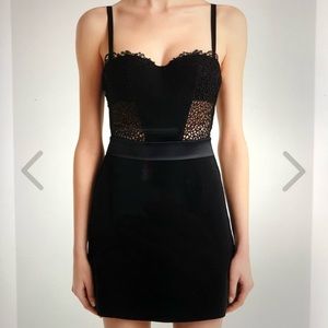 La Perla Macrame Tale Black Dress